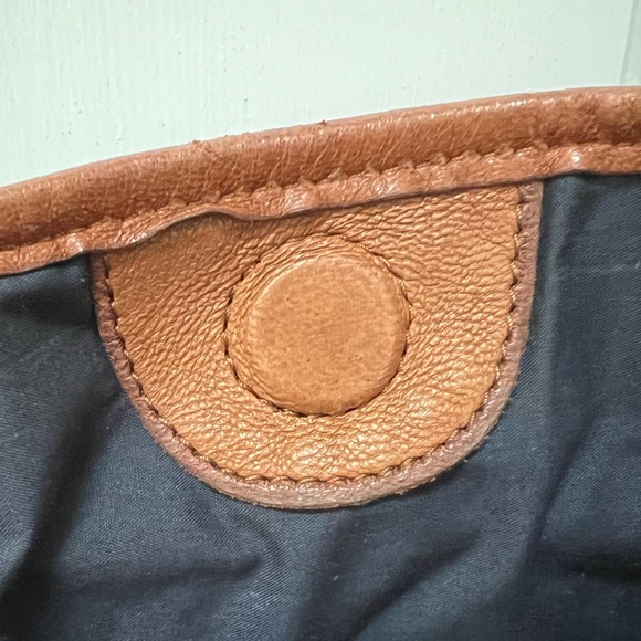 Lucky Brand Tie Dye Leather & Canvas Tote Bag - Picture 6 of 9